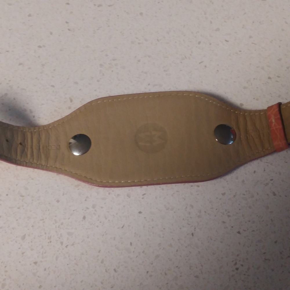 Michele Wide Croco Watchstrap Authentic - image 2